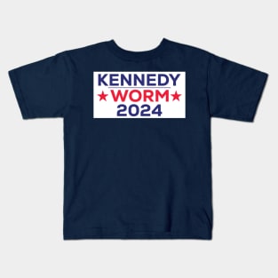 Robert Kennedy RFK Jr. Worm 2024 Kids T-Shirt